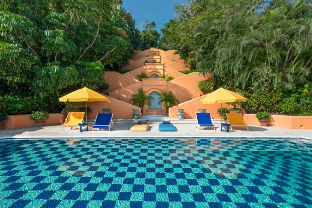 Color abounds at Cuixmala Resort in Puerto Vallarta, Mexico (photo by Michael Gilbreath).