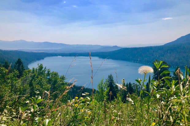 Phelps Lake, buiten Jackson, Wyoming