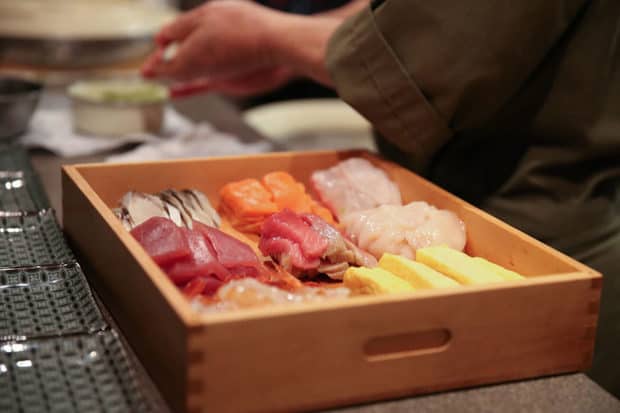 Fresh sashimi. Photo by Niseko United