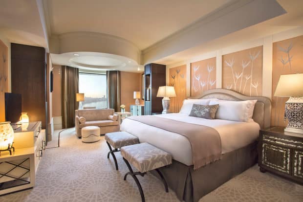 A guestroom at the St. Regis Cairo. Courtesy of St. Regis Hotels and Resorts