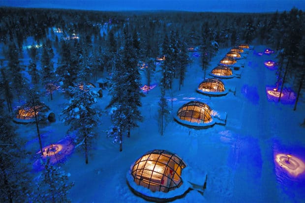 Kakslauttanen Resort, Lapland, Finland