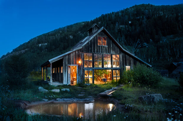 The Bathhouse at Dunton Hot Springs. Courtesy Dunton Hot Springs