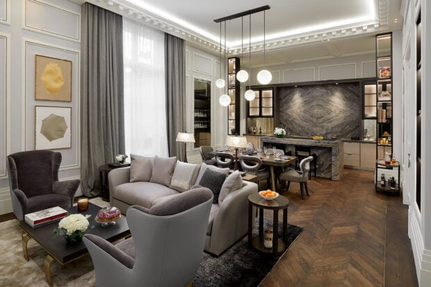 The apartment at Hôtel Particulier Villeroy, photo courtesy of Hôtel Particulier Villeroy