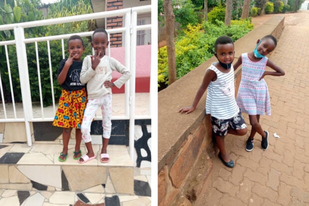 Early explorers Paci and Hirwa, two Rwandan orphans who are currently being supported by Josh and Alissa Ruxin's program through