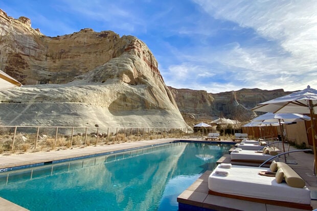 The main pool at Camp Sarika. Courtesy Indagare