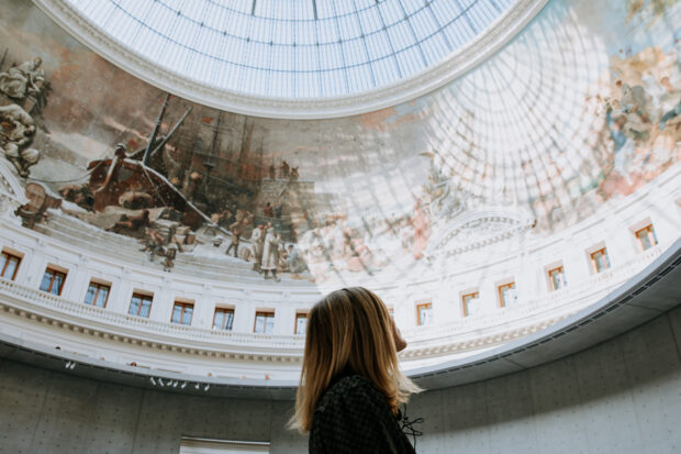 Art touring in Paris. Photo by Ebony Siovhan