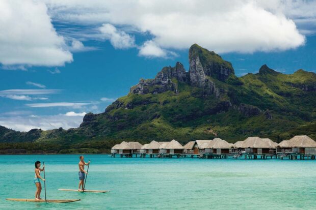 Four Seasons Bora Bora. Courtesy Four Seasons