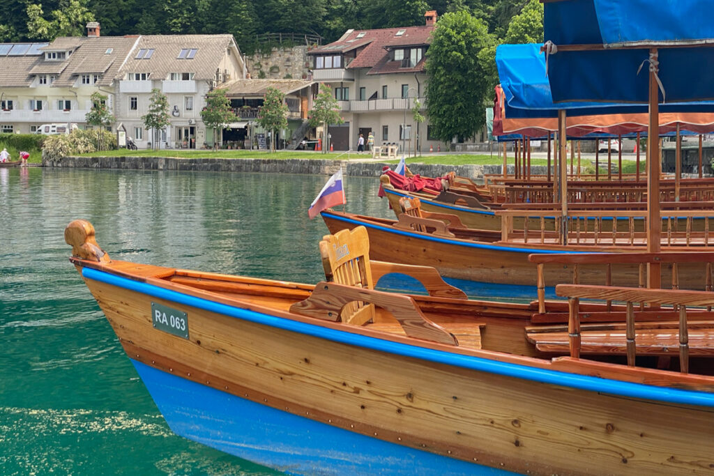 Pletna on Lake Bled