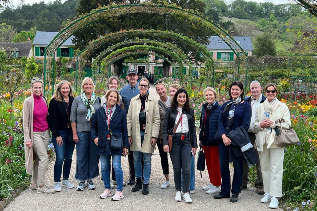 Loire Valley Group in Giverny