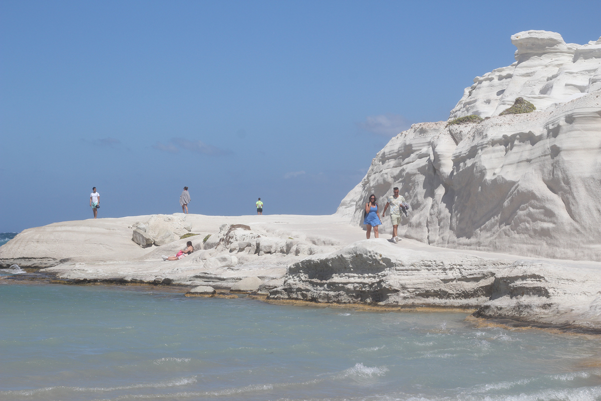 Sarakiniko Beach Milos Greece Sydney Lapin