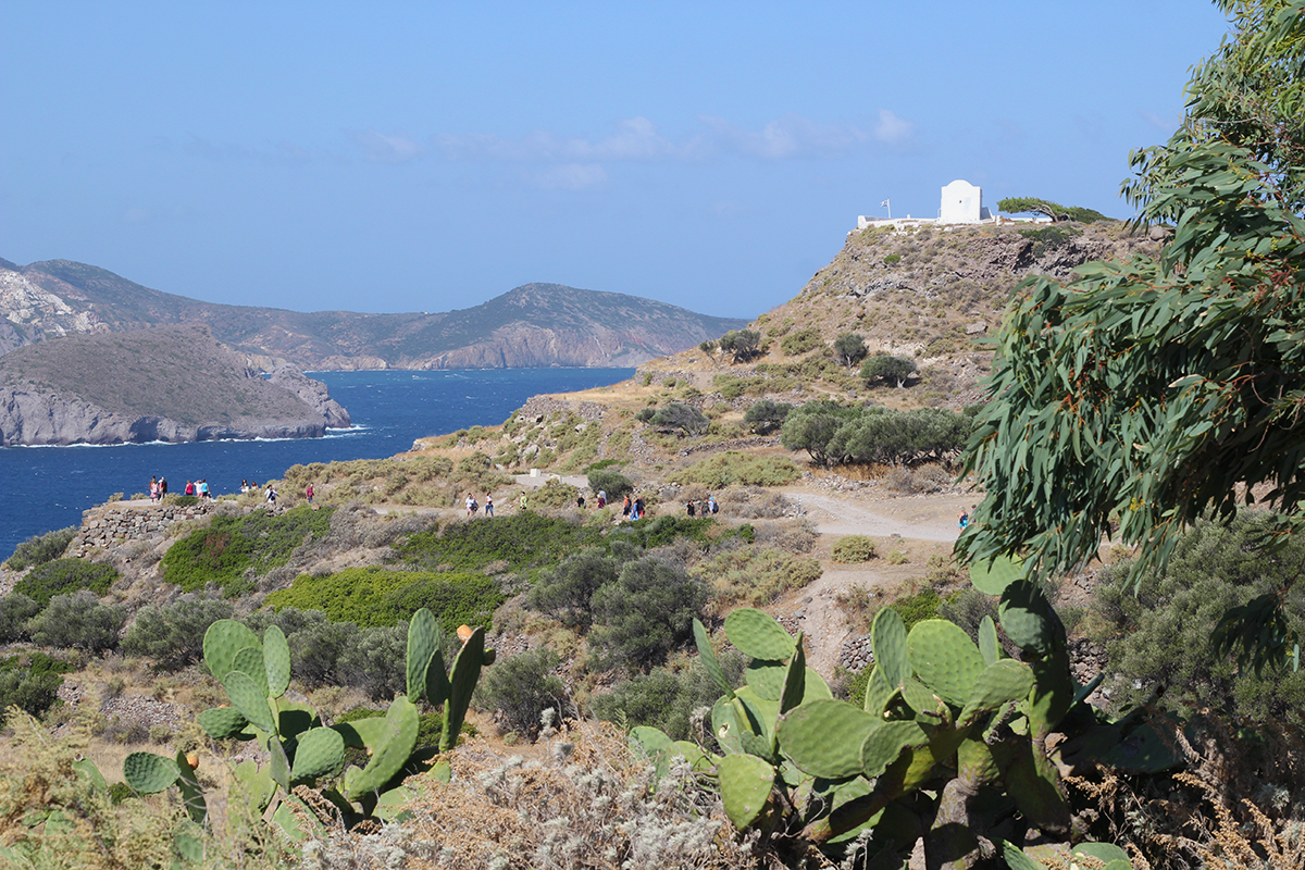 Walk up to the Ancient Theater of Milos - Sydney Lapin