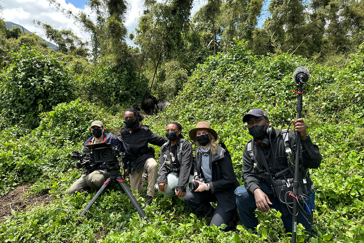 Film Crew in Rwanda