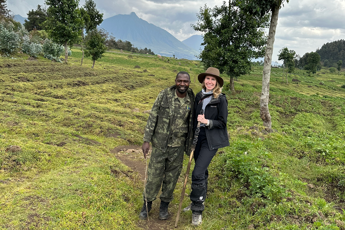 Kathryn in Rwanda