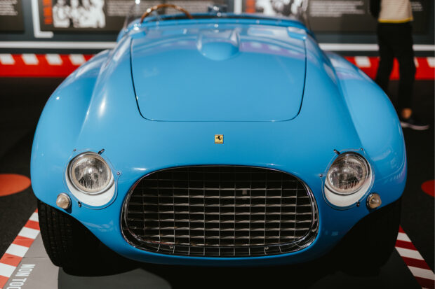 Exploring the Ferrari museum in Modena. Photo by Federica Marchi