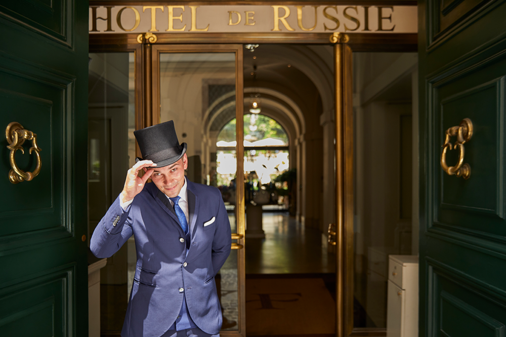 Hotel de Russie Entrance