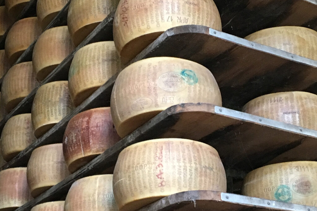 Parmesan in Parma