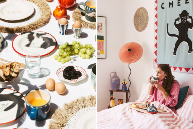 Breakfast in bed with Laetitia Rouget. Photos courtesy of PORTA