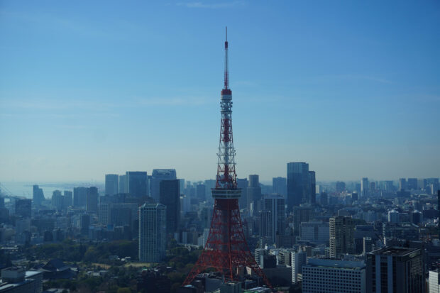 Tokyo Tower. Photo by Elizabeth Harvey