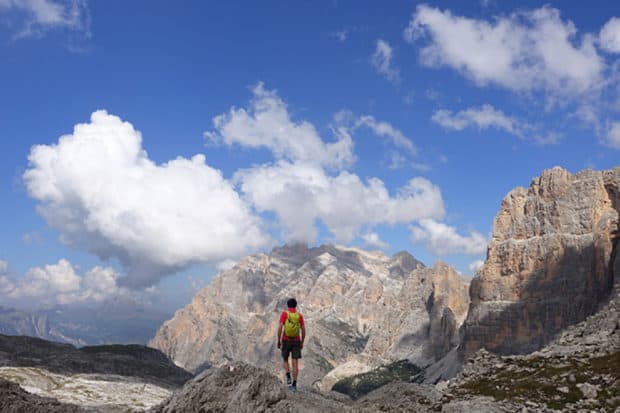 Hiking in the Dolomites