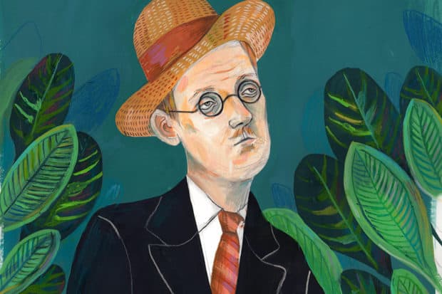 Art and artifacts celebrating the career of James Joyce will be one of the many highlights of MoLI. Courtesy MoLI, illustration by Helena Perez Garcia.